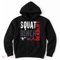 Powerlifting, Squat, Bench, Deadlift, Weightlifting Gift Hoodie thumb 0