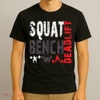 Powerlifting, Squat, Bench, Deadlift, Weightlifting Gift T-Shirt thumb 3