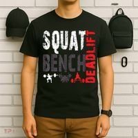 Powerlifting, Squat, Bench, Deadlift, Weightlifting Gift T-Shirt thumb 6