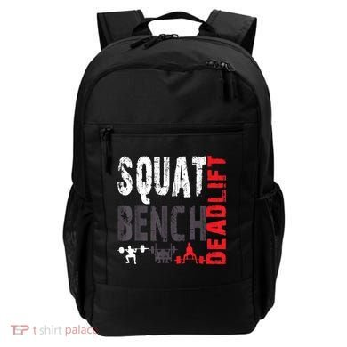 Powerlifting, Squat, Bench, Deadlift, Weightlifting Gift Backpack