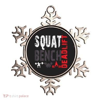 Powerlifting, Squat, Bench, Deadlift, Weightlifting Gift Ornament