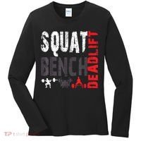 Powerlifting, Squat, Bench, Deadlift, Weightlifting Gift Women's Long Sleeve Shirt thumb 0