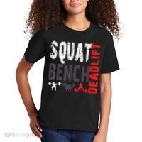Powerlifting, Squat, Bench, Deadlift, Weightlifting Gift Kids T-Shirt thumb 2