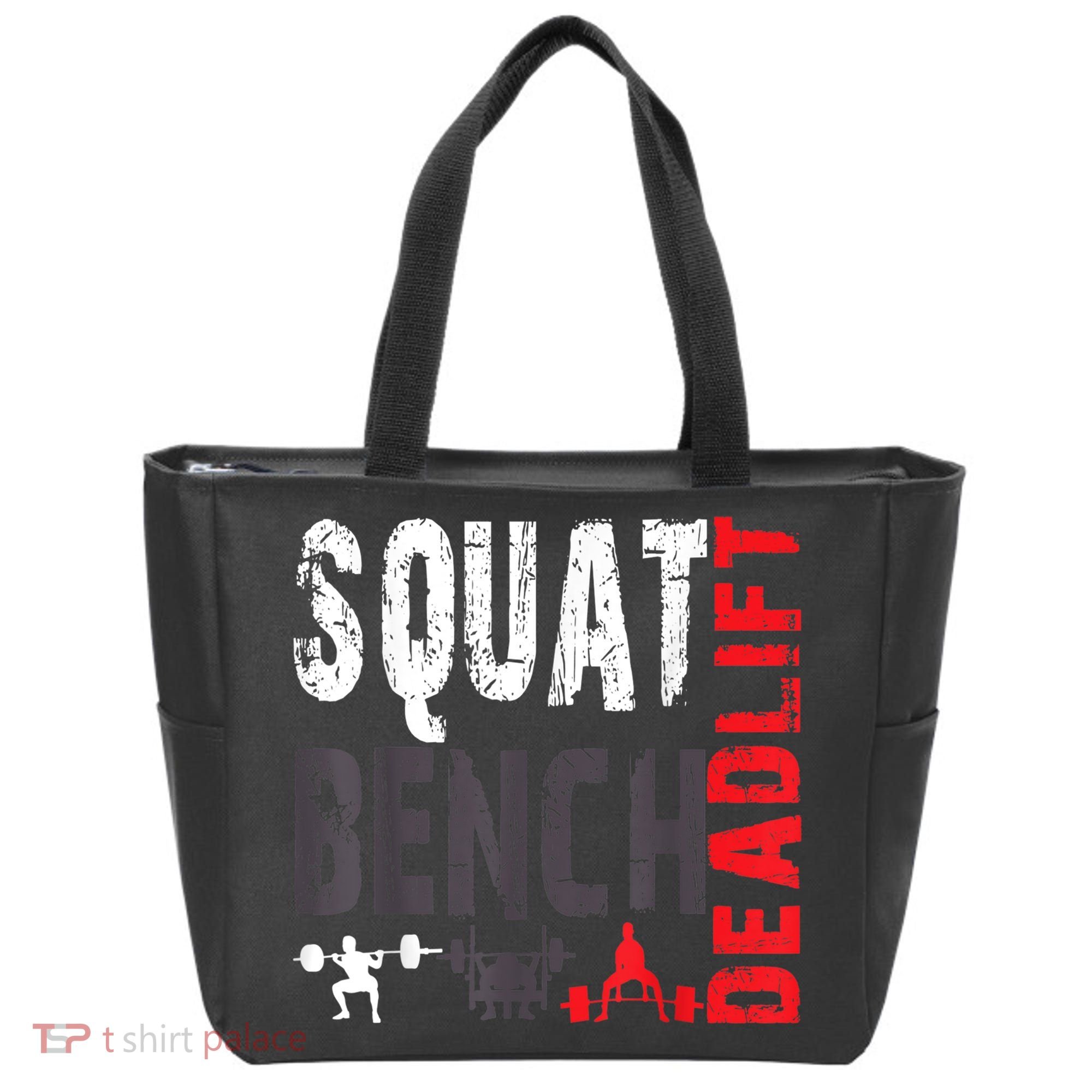 Powerlifting, Squat, Bench, Deadlift, Weightlifting Gift Tote Bag