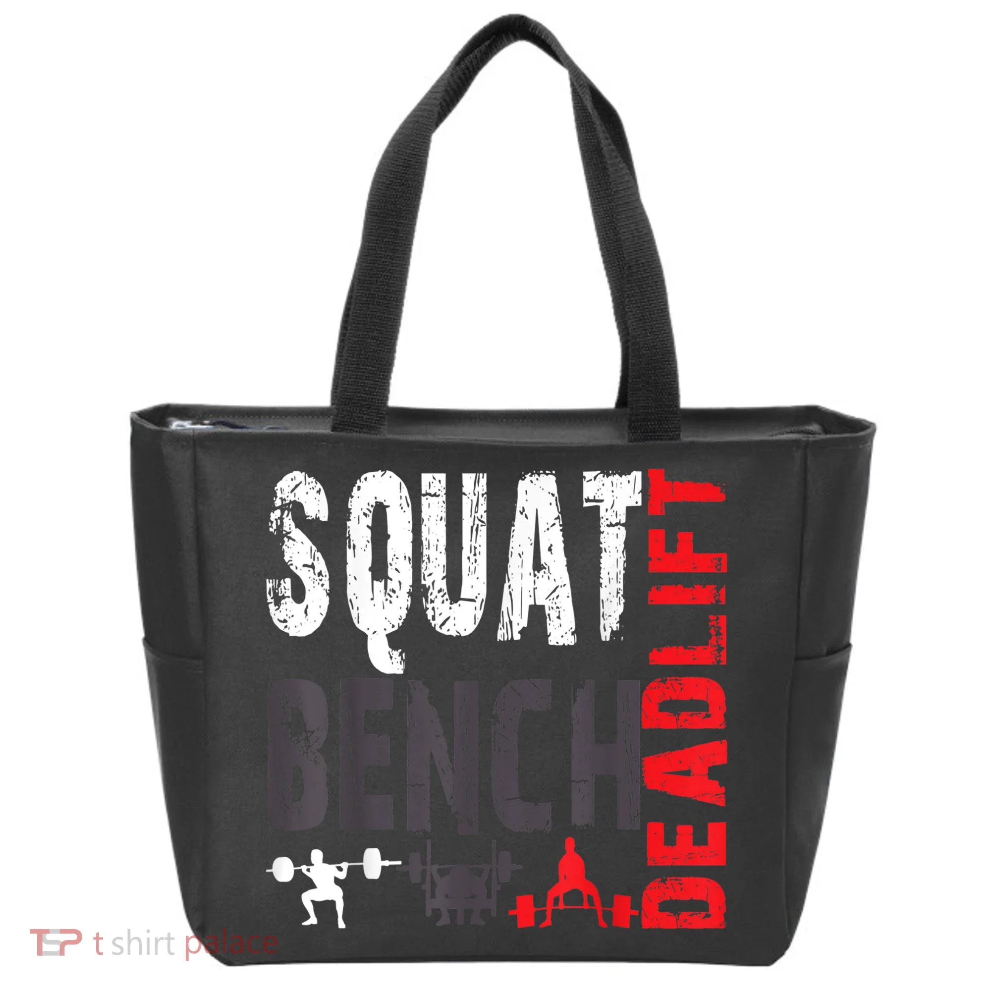 Powerlifting, Squat, Bench, Deadlift, Weightlifting Gift Tote Bag
