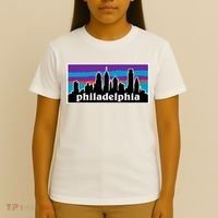Philadelphia Skyline Baseball Philadelphia City Vintage Phill T-Shirt thumb 4