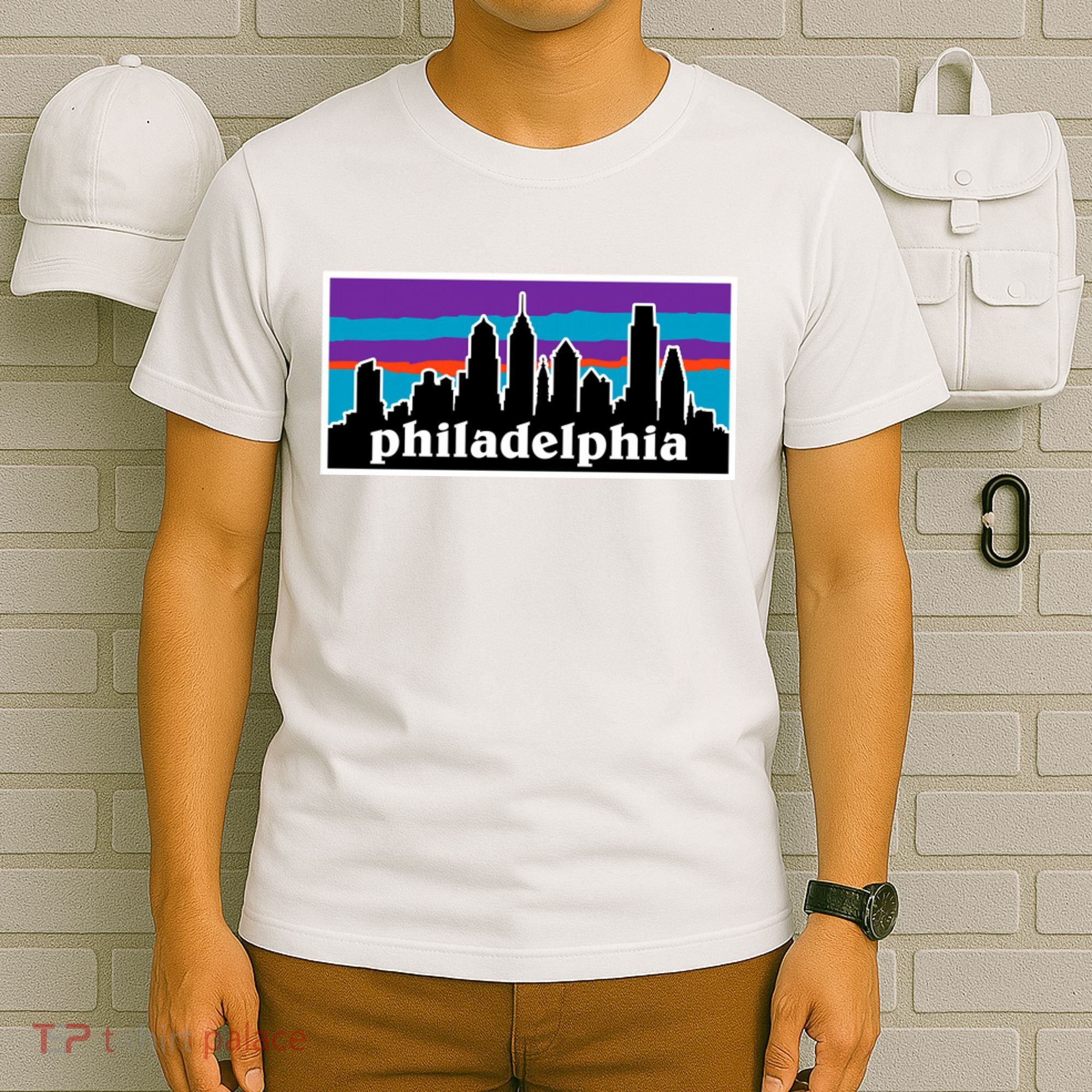 Philadelphia Skyline Baseball Philadelphia City Vintage Phill T-Shirt