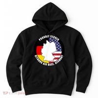 Proudly Served Bitburg Air Base Germany Military Veteran Hoodie thumb 0