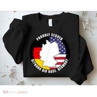 Proudly Served Bitburg Air Base Germany Military Veteran Sweatshirt thumb 2