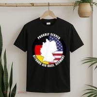 Proudly Served Bitburg Air Base Germany Military Veteran T-Shirt thumb 2