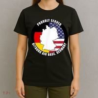Proudly Served Bitburg Air Base Germany Military Veteran T-Shirt thumb 4