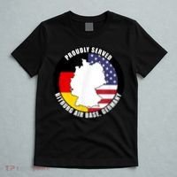 Proudly Served Bitburg Air Base Germany Military Veteran T-Shirt thumb 5