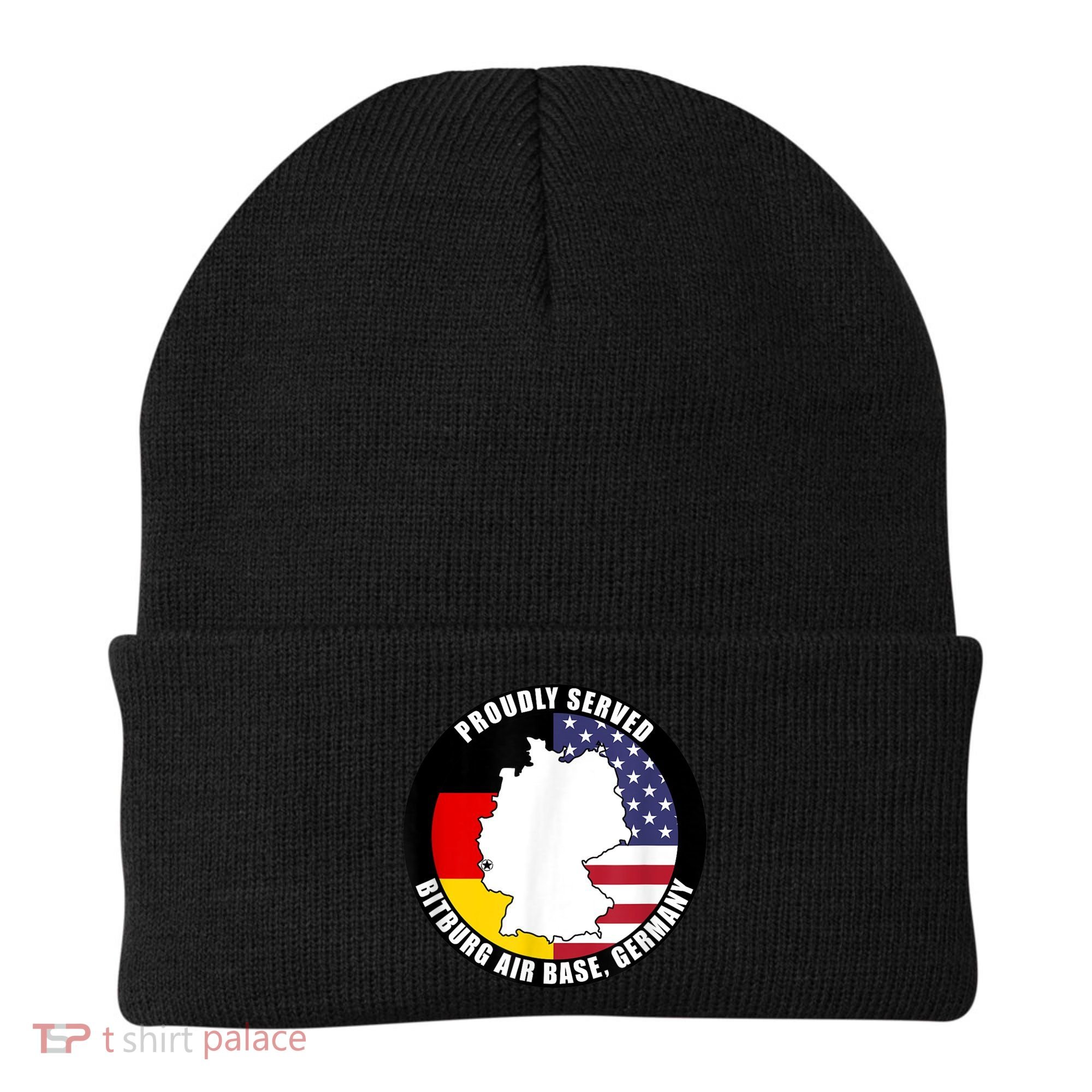 Proudly Served Bitburg Air Base Germany Military Veteran Beanie
