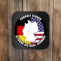 Proudly Served Bitburg Air Base Germany Military Veteran Coaster thumb 0