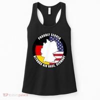 Proudly Served Bitburg Air Base Germany Military Veteran Women's Tank Top thumb 0