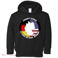 Proudly Served Bitburg Air Base Germany Military Veteran Toddler Hoodie thumb 0