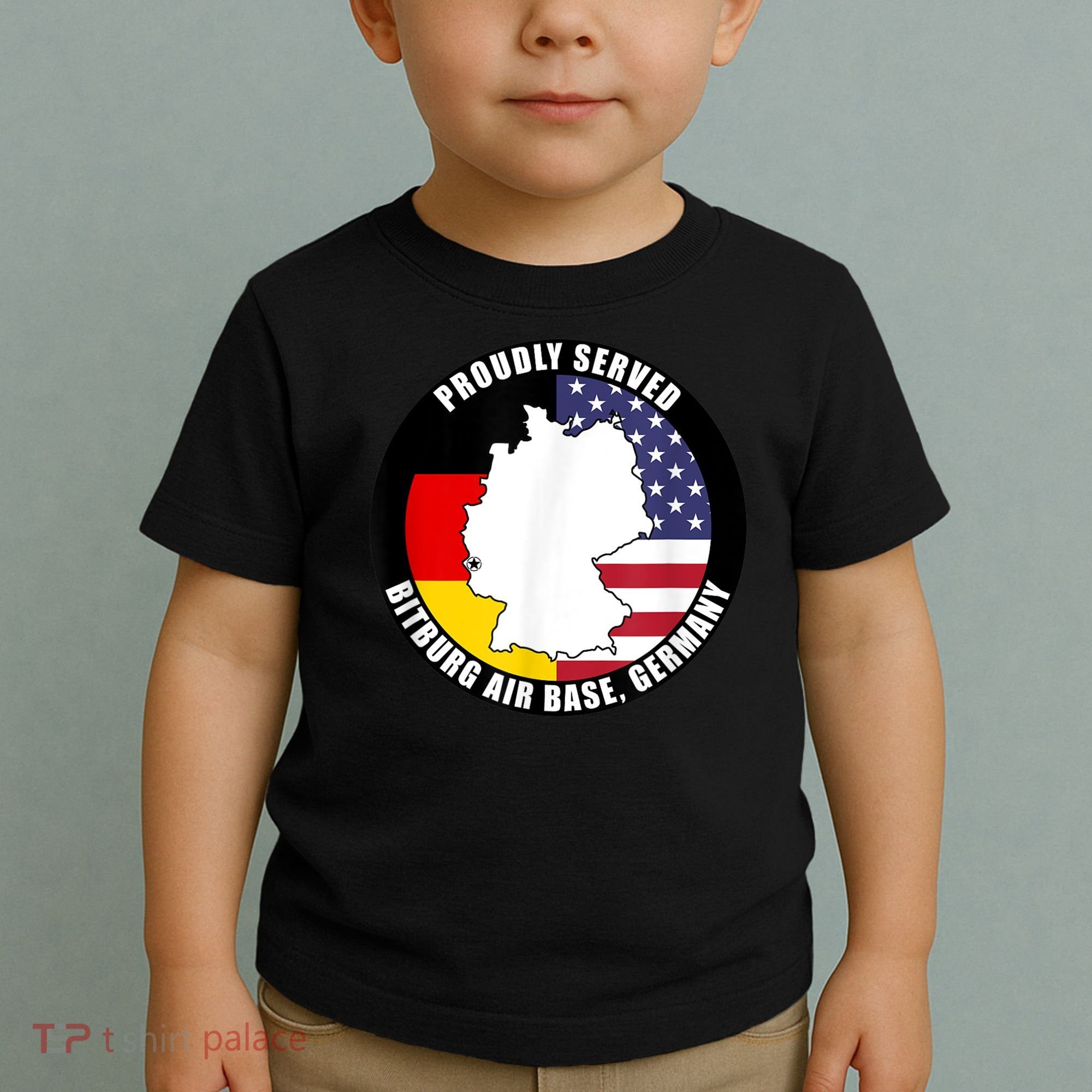 Proudly Served Bitburg Air Base Germany Military Veteran Toddler T-Shirt