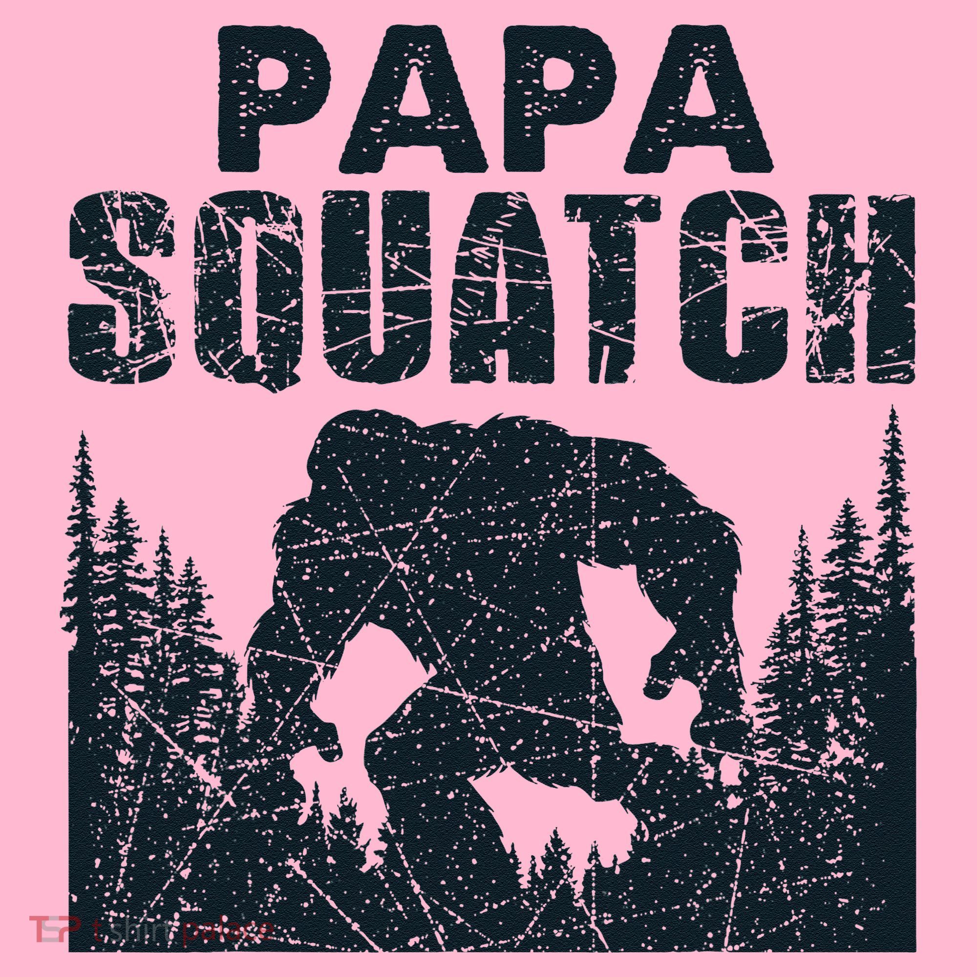 Papa Squatch Bigfoot Dad Fathers Day Coaster
