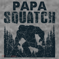 Papa Squatch Bigfoot Dad Fathers Day Toddler Hoodie thumb 2