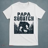 Papa Squatch Bigfoot Dad Fathers Day T-Shirt thumb 5