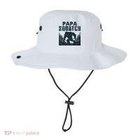 Papa Squatch Bigfoot Dad Fathers Day Bucket Hat thumb 0