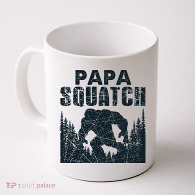 Papa Squatch Bigfoot Dad Fathers Day Coffee Mug