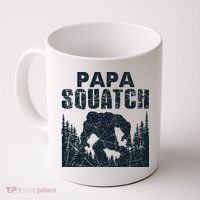Papa Squatch Bigfoot Dad Fathers Day Coffee Mug thumb 0