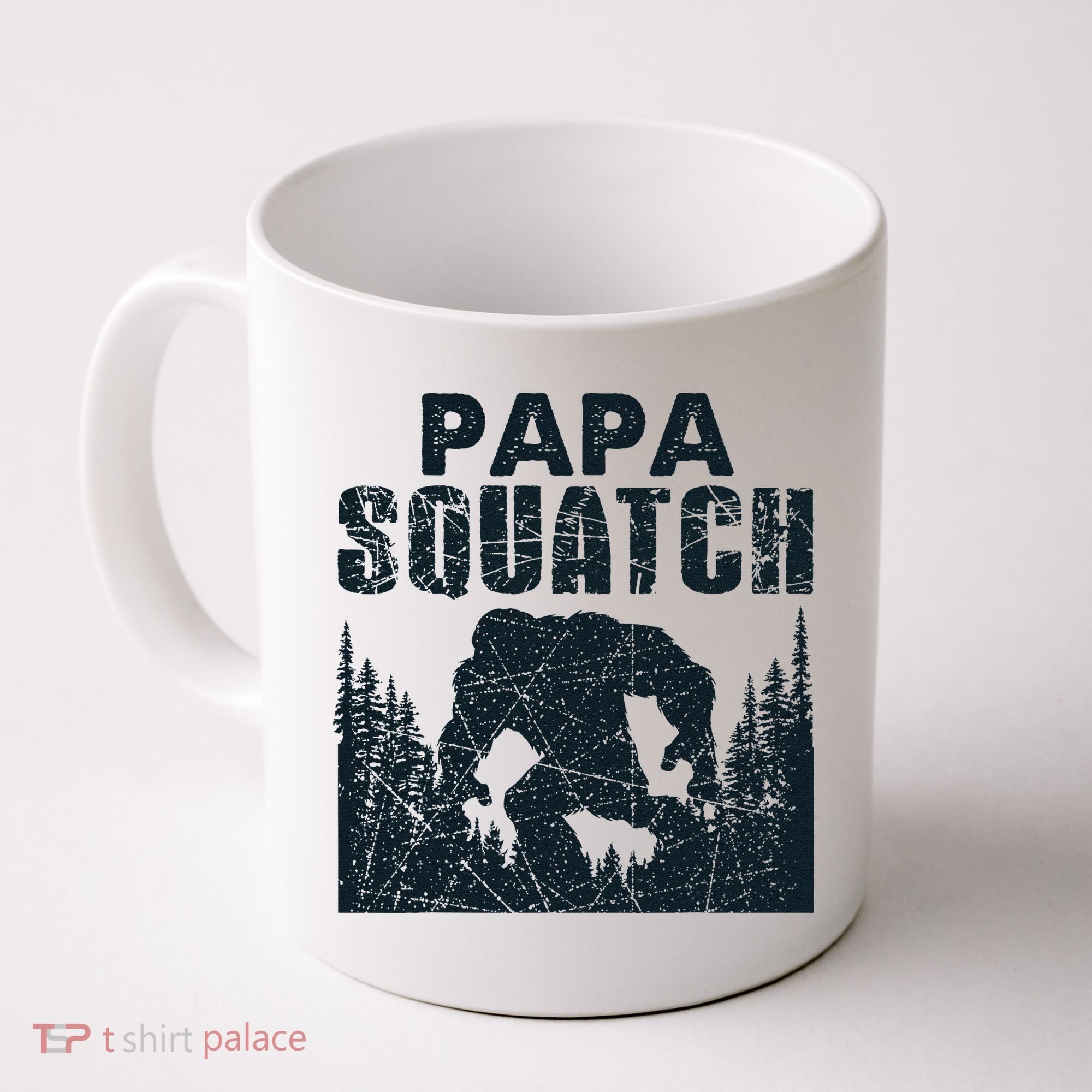 Papa Squatch Bigfoot Dad Fathers Day Coffee Mug