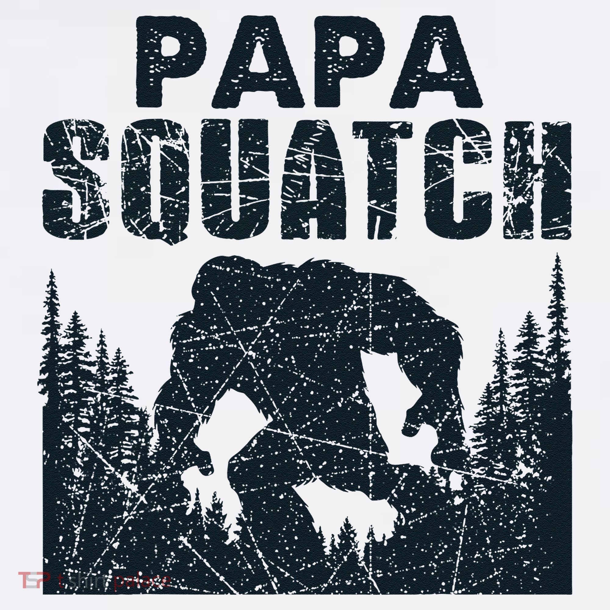 Papa Squatch Bigfoot Dad Fathers Day Beanie