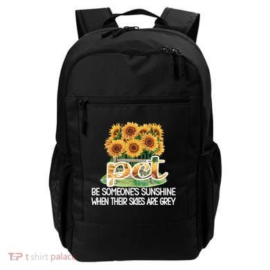 Pct Sunflower Best Patient Care Tech Cool Gift Backpack