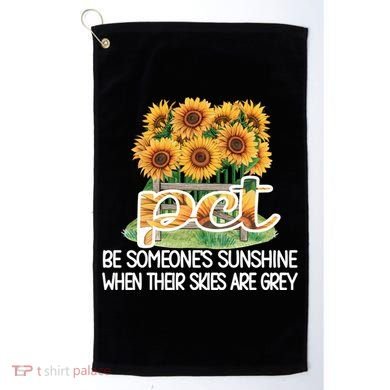 Pct Sunflower Best Patient Care Tech Cool Gift Golf Towel