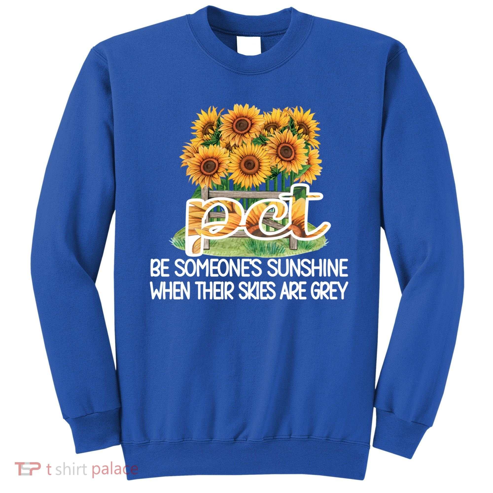 Pct Sunflower Best Patient Care Tech Cool Gift Sweatshirt