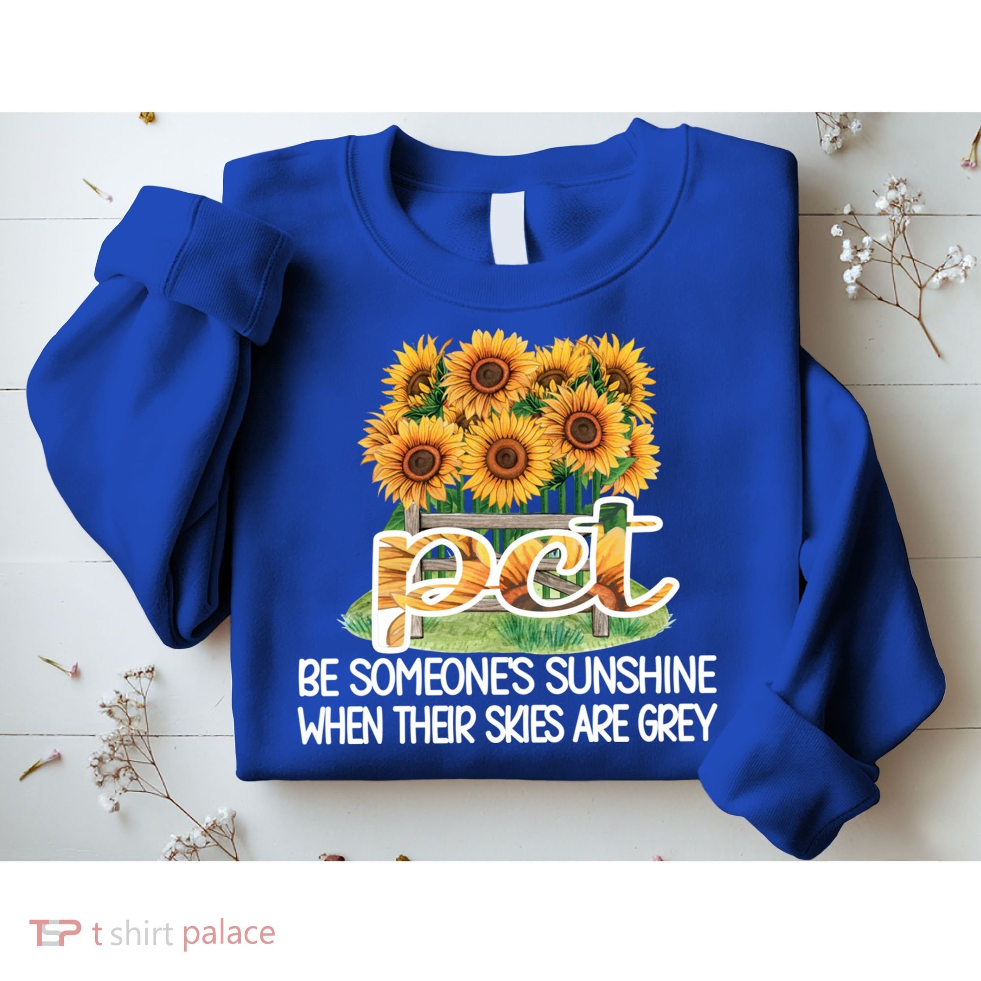 Pct Sunflower Best Patient Care Tech Cool Gift Sweatshirt