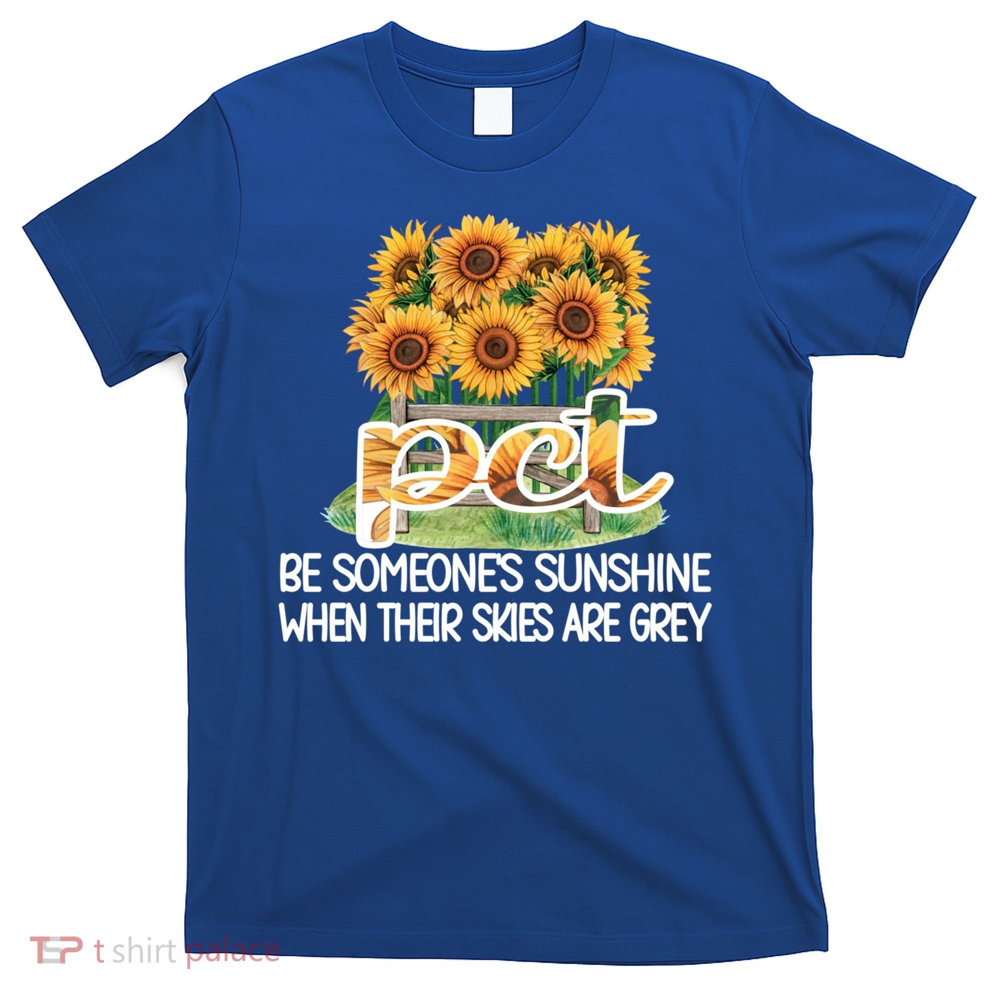Pct Sunflower Best Patient Care Tech Cool Gift T-Shirt