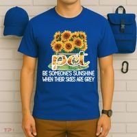 Pct Sunflower Best Patient Care Tech Cool Gift T-Shirt thumb 6
