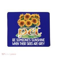 Pct Sunflower Best Patient Care Tech Cool Gift Mousepad thumb 0