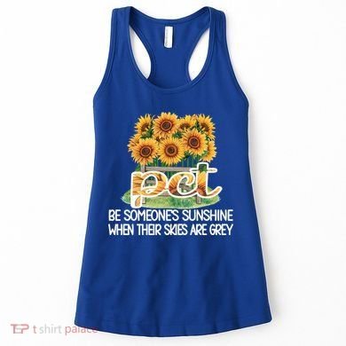Pct Sunflower Best Patient Care Tech Cool Gift Women's Tank Top
