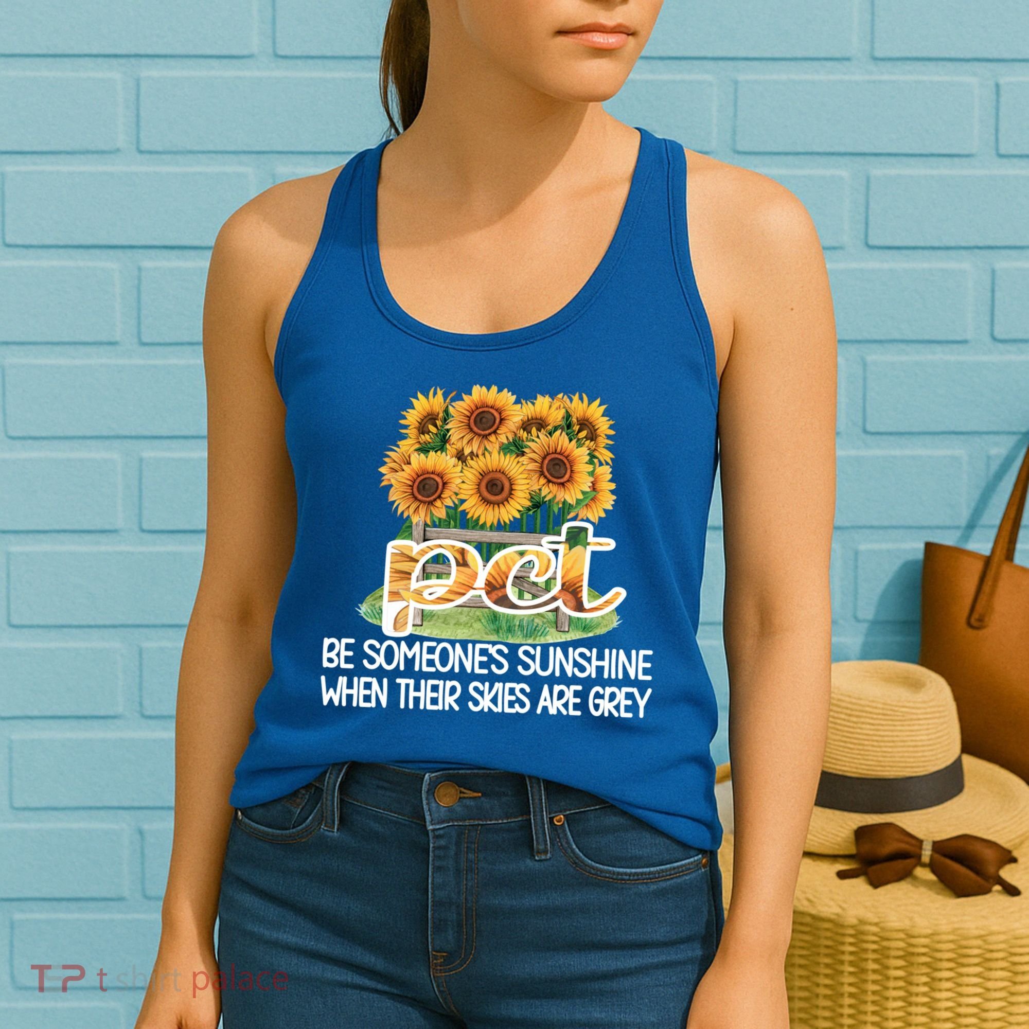 Pct Sunflower Best Patient Care Tech Cool Gift Women's Tank Top