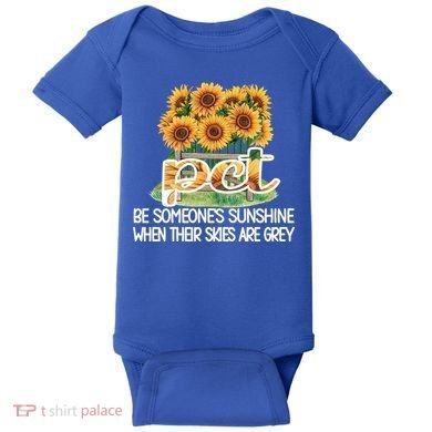 Pct Sunflower Best Patient Care Tech Cool Gift Baby Bodysuit
