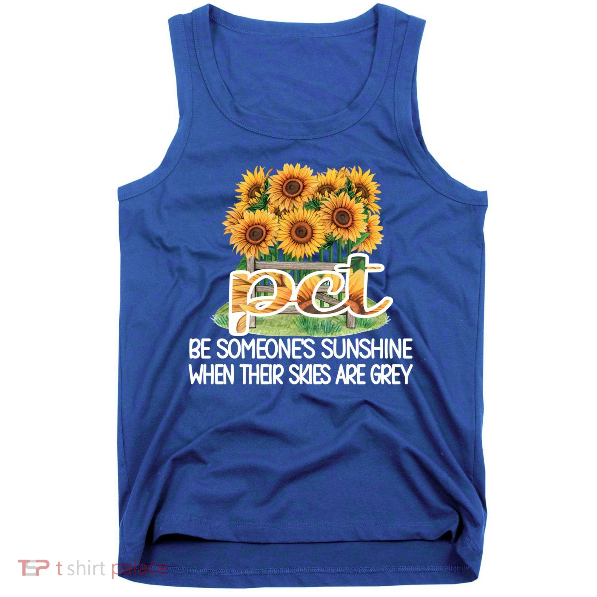 Pct Sunflower Best Patient Care Tech Cool Gift Tank Top