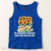 Pct Sunflower Best Patient Care Tech Cool Gift Tank Top thumb 2