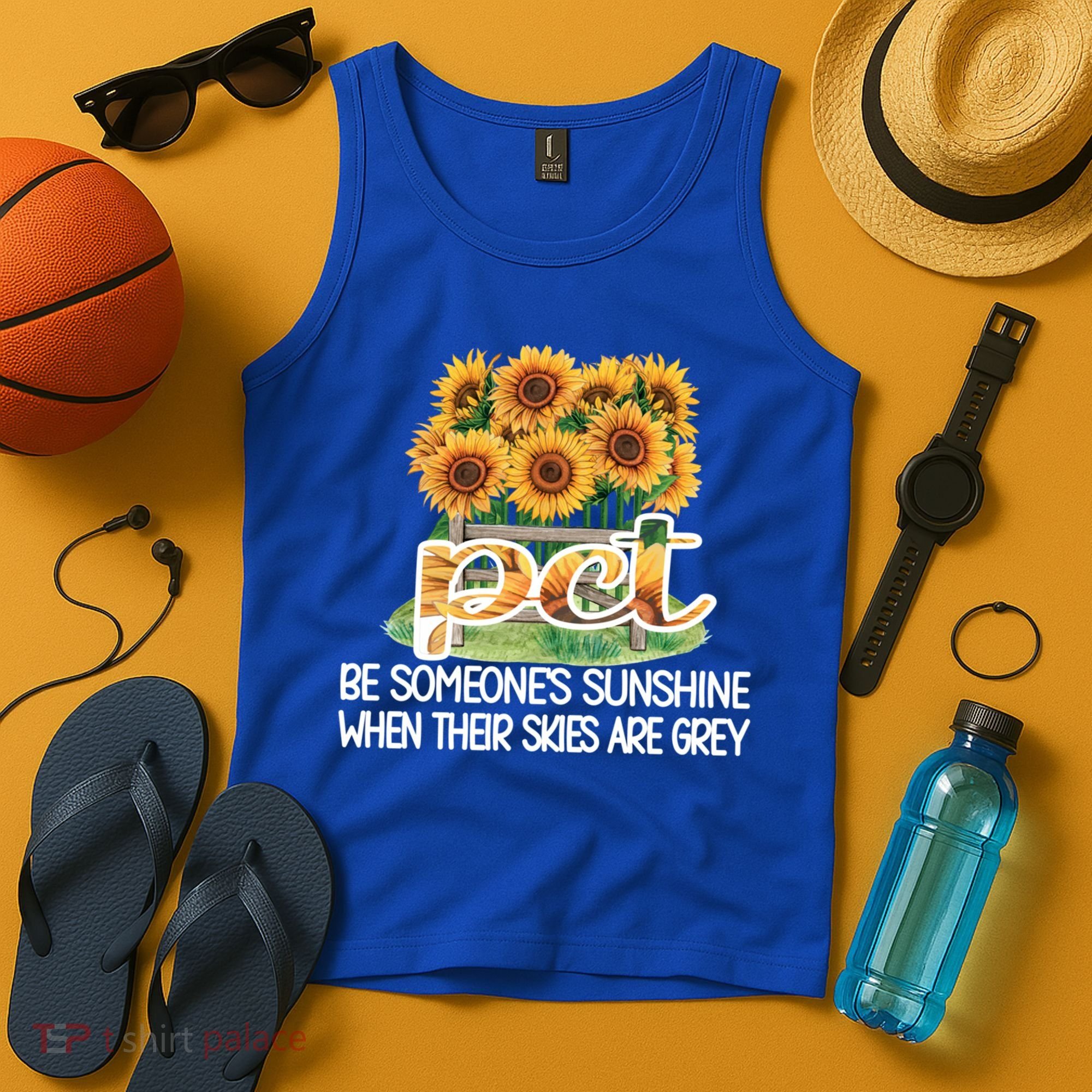 Pct Sunflower Best Patient Care Tech Cool Gift Tank Top