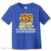 Pct Sunflower Best Patient Care Tech Cool Gift Toddler T-Shirt thumb 0