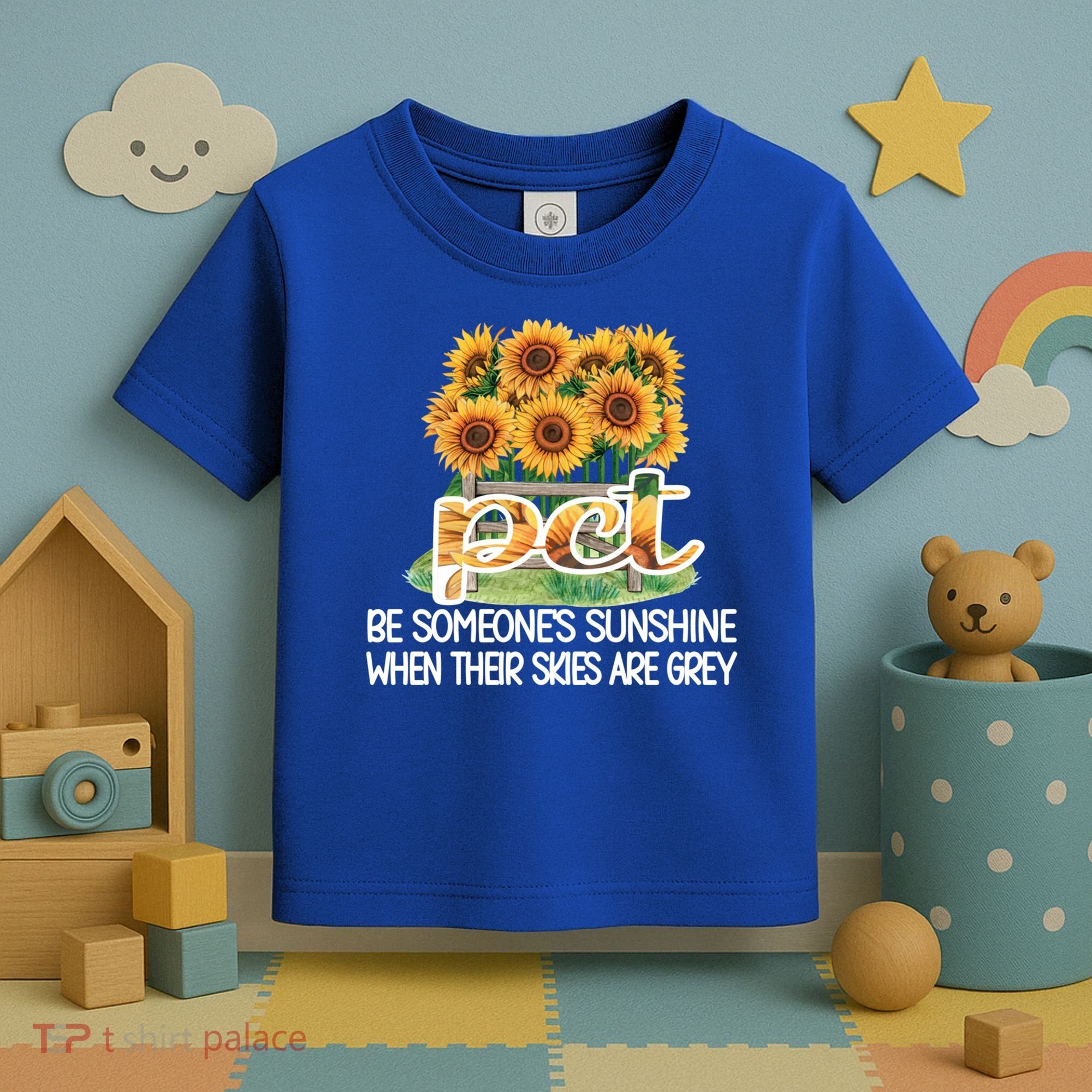 Pct Sunflower Best Patient Care Tech Cool Gift Toddler T-Shirt