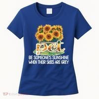Pct Sunflower Best Patient Care Tech Cool Gift Women's T-Shirt thumb 0