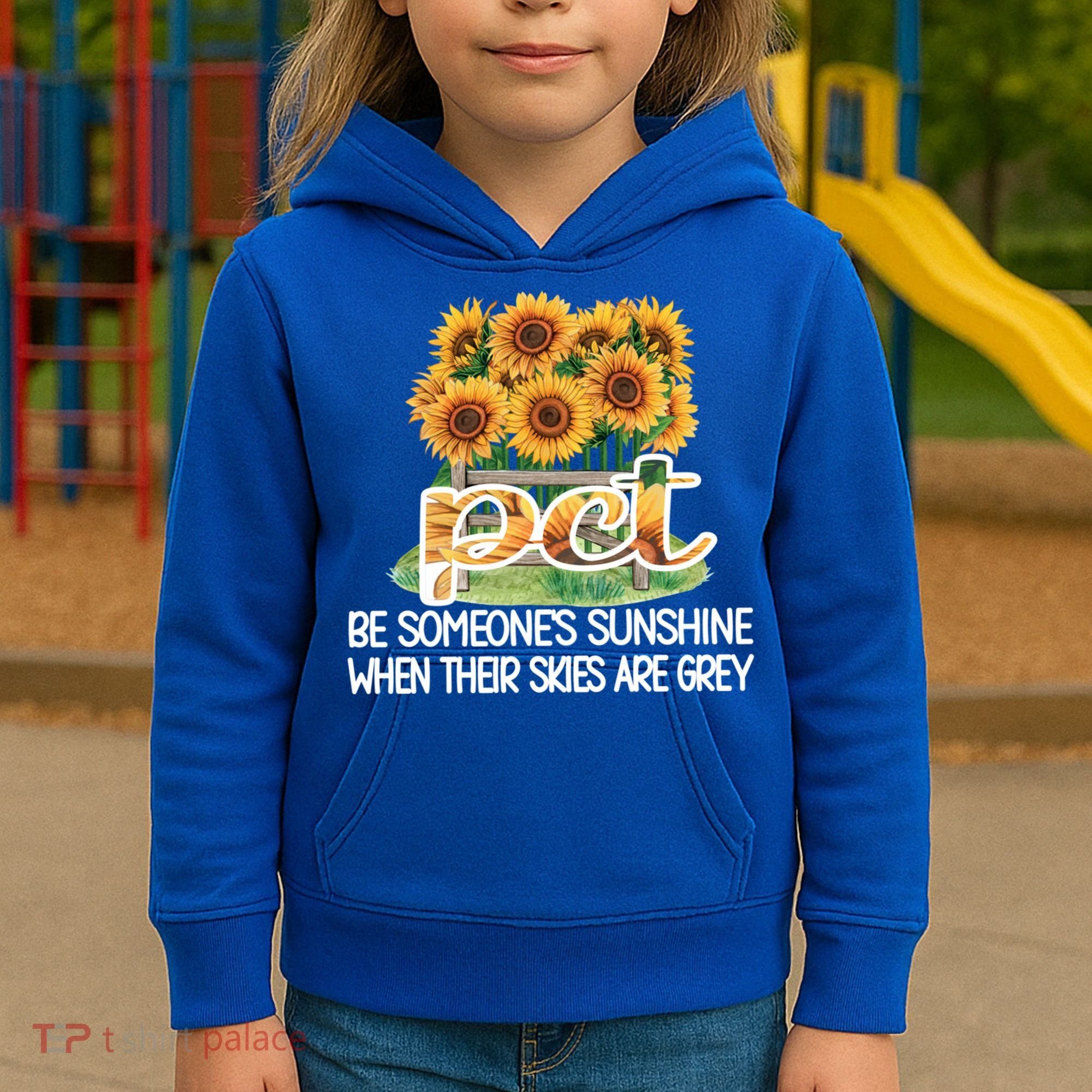 Pct Sunflower Best Patient Care Tech Cool Gift Kids Hoodie