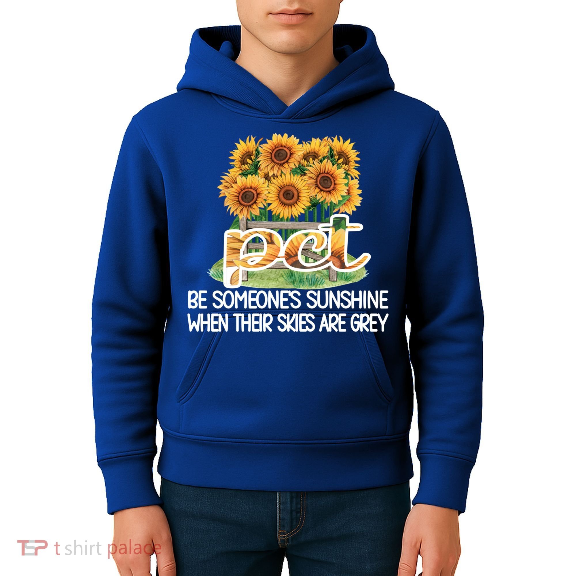 Pct Sunflower Best Patient Care Tech Cool Gift Kids Hoodie