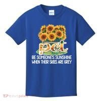 Pct Sunflower Best Patient Care Tech Cool Gift Kids T-Shirt thumb 0