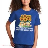 Pct Sunflower Best Patient Care Tech Cool Gift Kids T-Shirt thumb 2