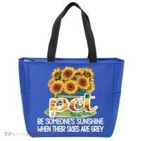 Pct Sunflower Best Patient Care Tech Cool Gift Tote Bag thumb 0